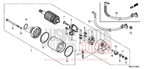 DEMARREUR VT750C8 de 2008